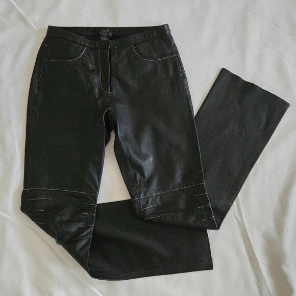 BCBGMaxazria Leather Pants SZ 4 - Picture 7 of 11